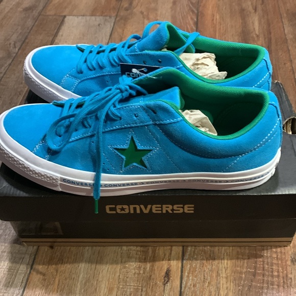 Converse men’s sz 9 women’s sz 11 nib one star OX Hawaiian ocean/jolly g… - Picture 11 of 14